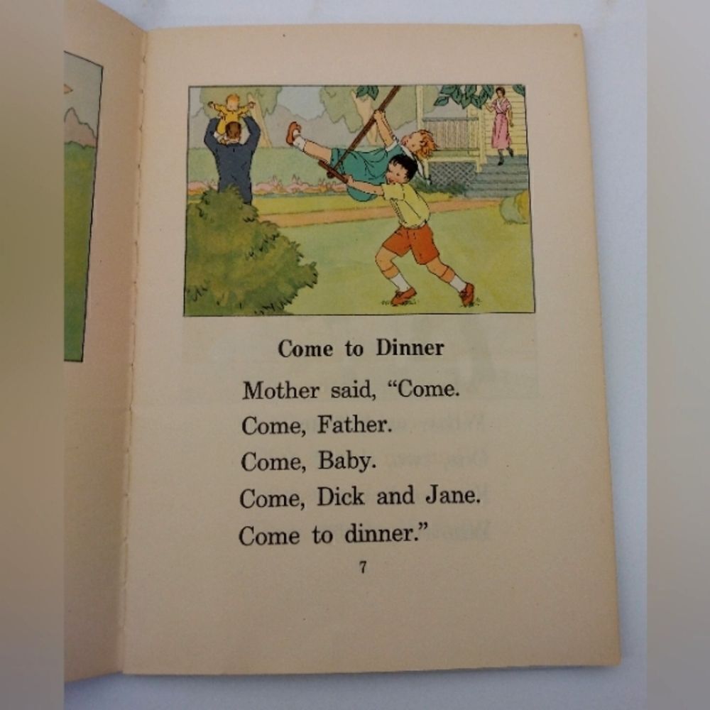 Dick and Jane Curriculum Foundation series Book Elson Gray Vintage - Picture 4 of 14